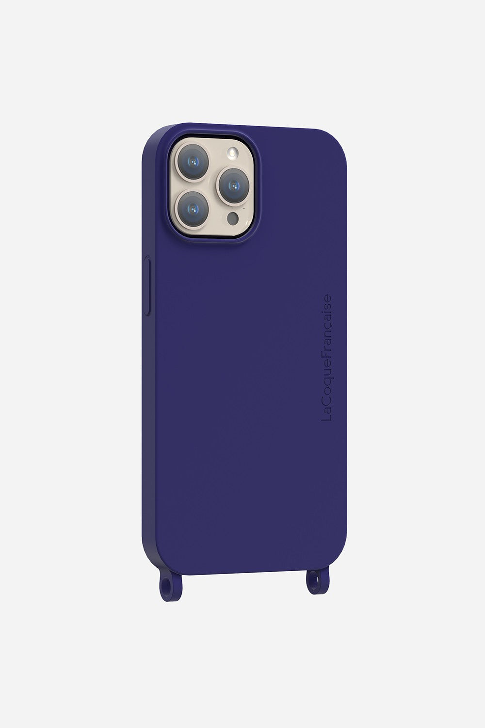Coque Anneaux Soft Touch Bleu
