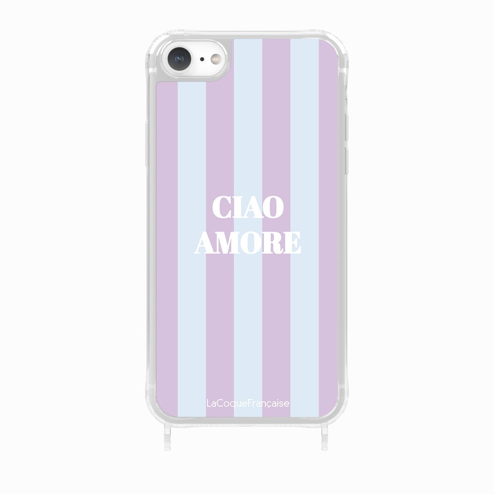 Printed Rings Case Ciao Amore Violet