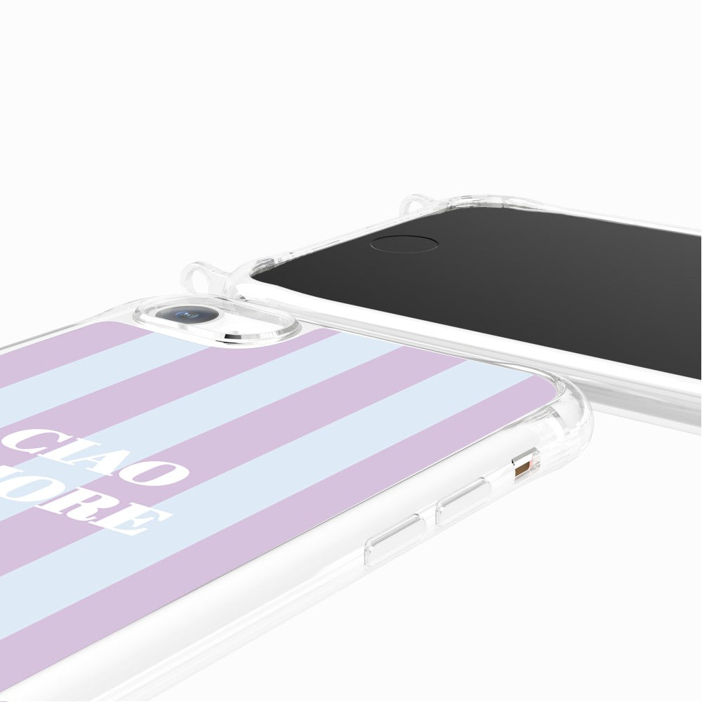Coque Anneaux Imprimee Ciao Amore Violet