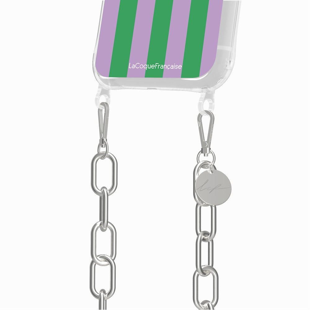 Coque Anneaux Imprimee Amour Fou Violet - 98