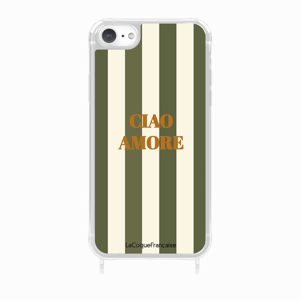 Printed Ciao Amore Khaki Rings Case