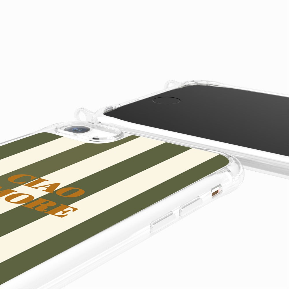 Coque Anneaux Imprimee Ciao Amore Kaki - 101