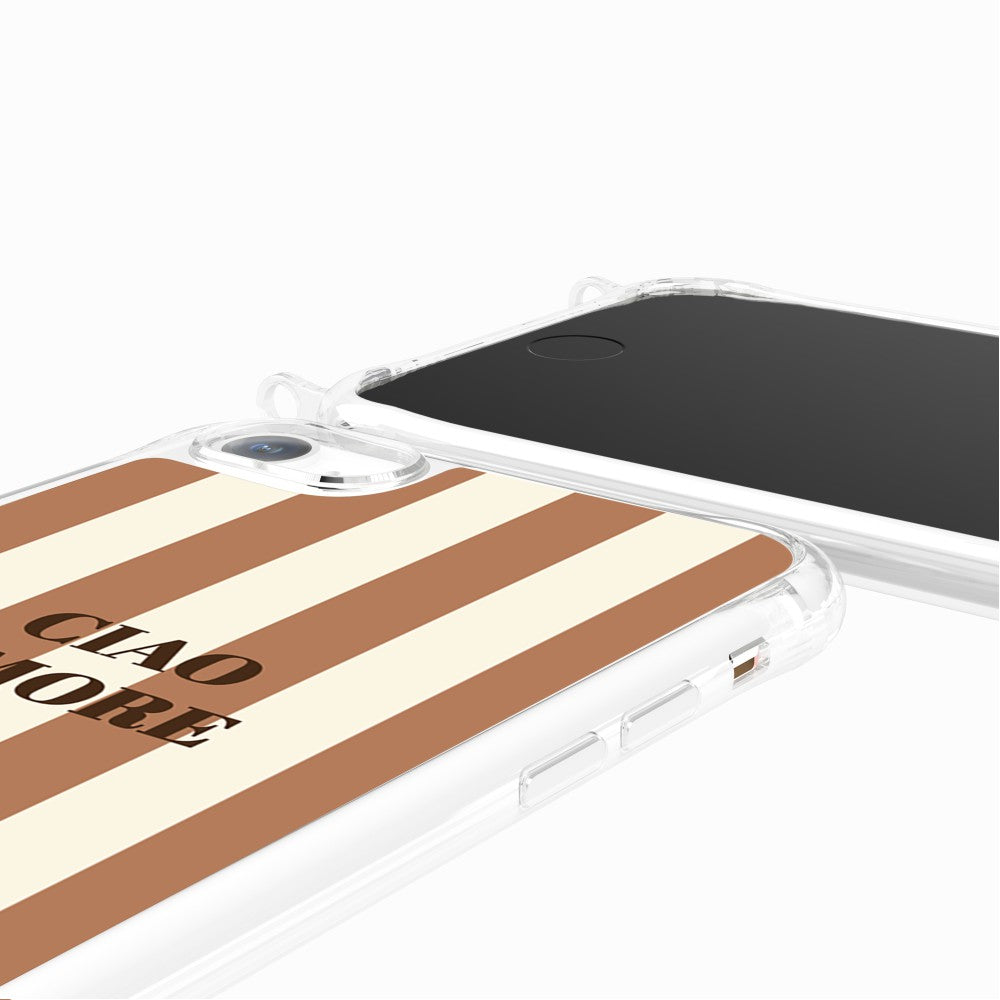 Coque Anneaux Imprimee Ciao Amore Beige - 101