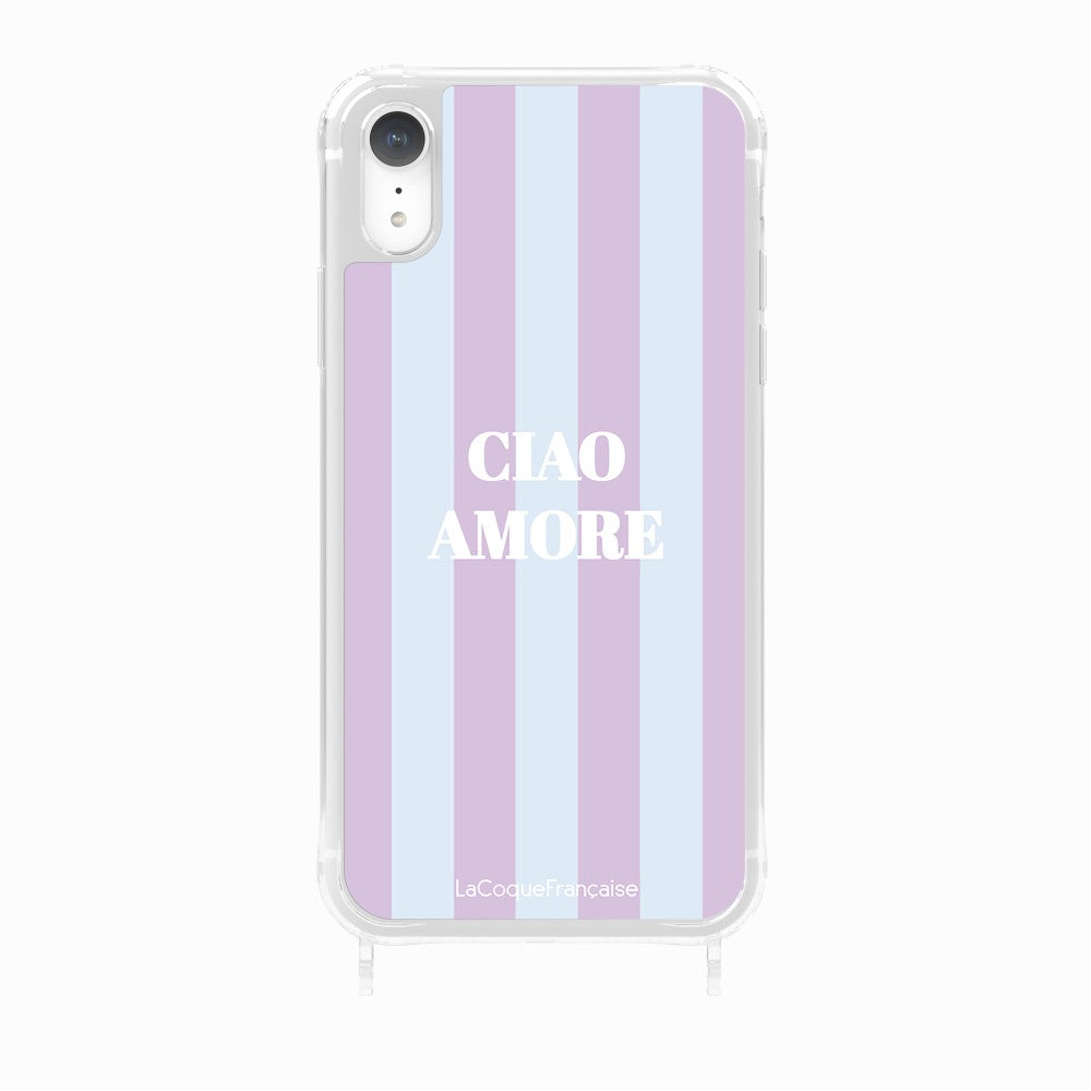 Printed Rings Case Ciao Amore Violet