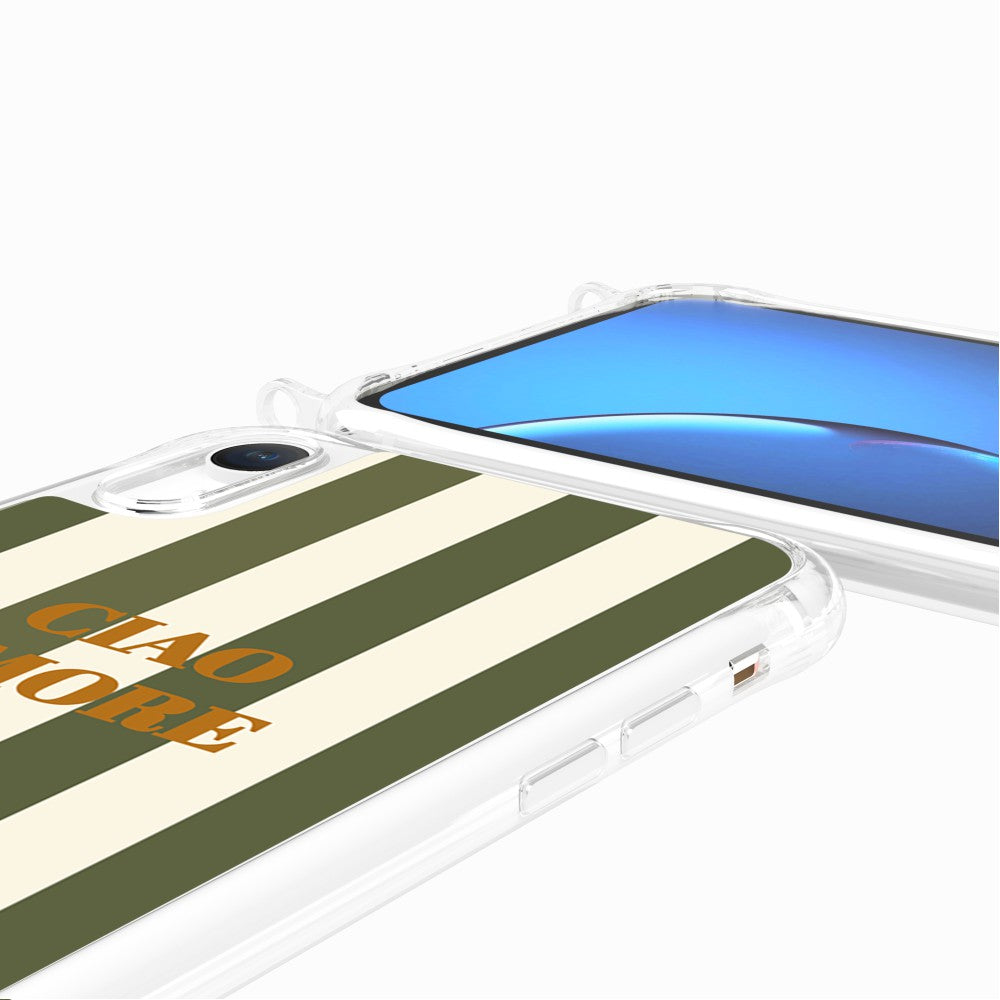 Coque Anneaux Imprimee Ciao Amore Kaki - 98