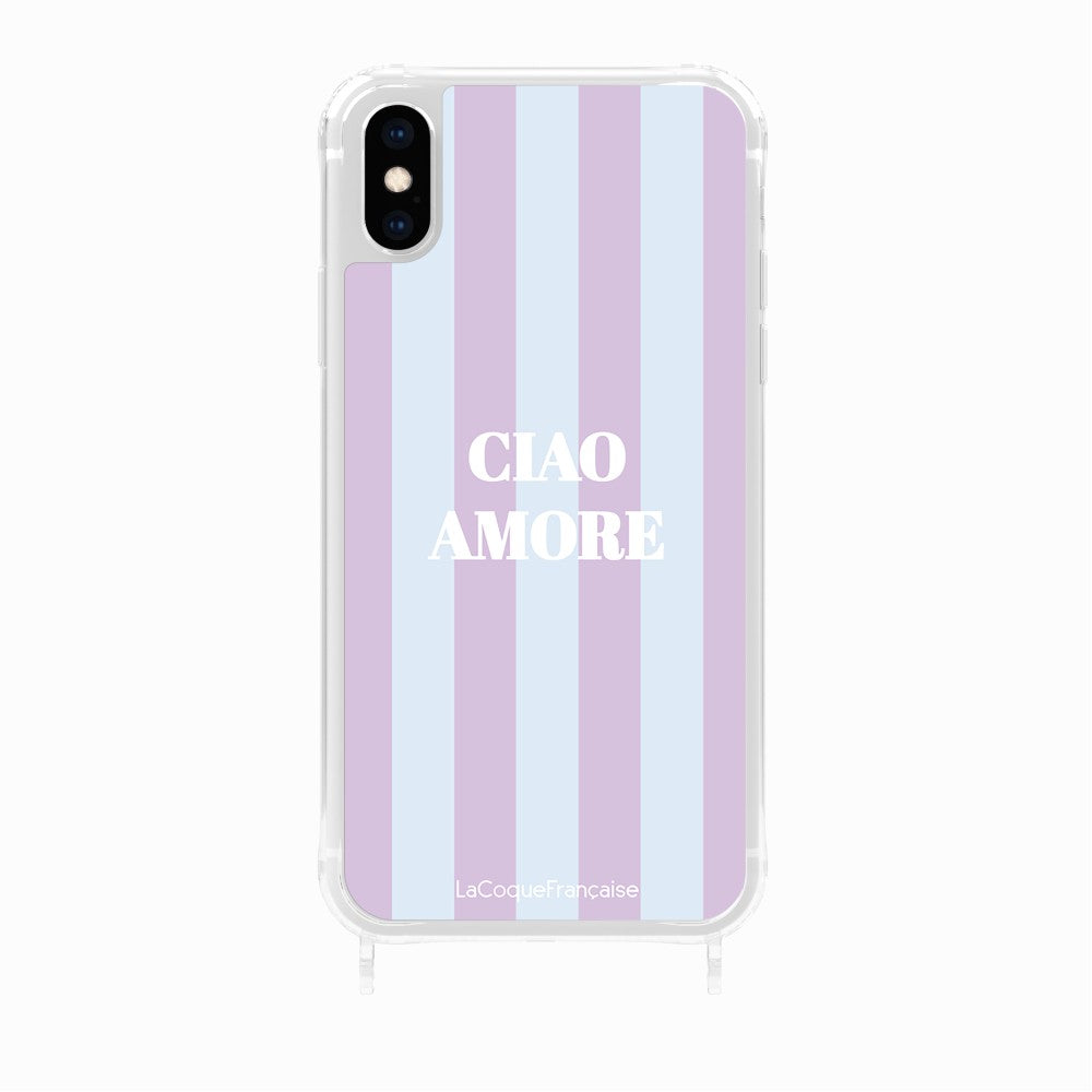 Printed Rings Case Ciao Amore Violet