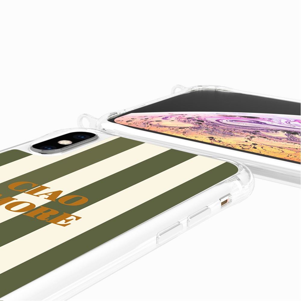 Coque Anneaux Imprimee Ciao Amore Kaki - 95