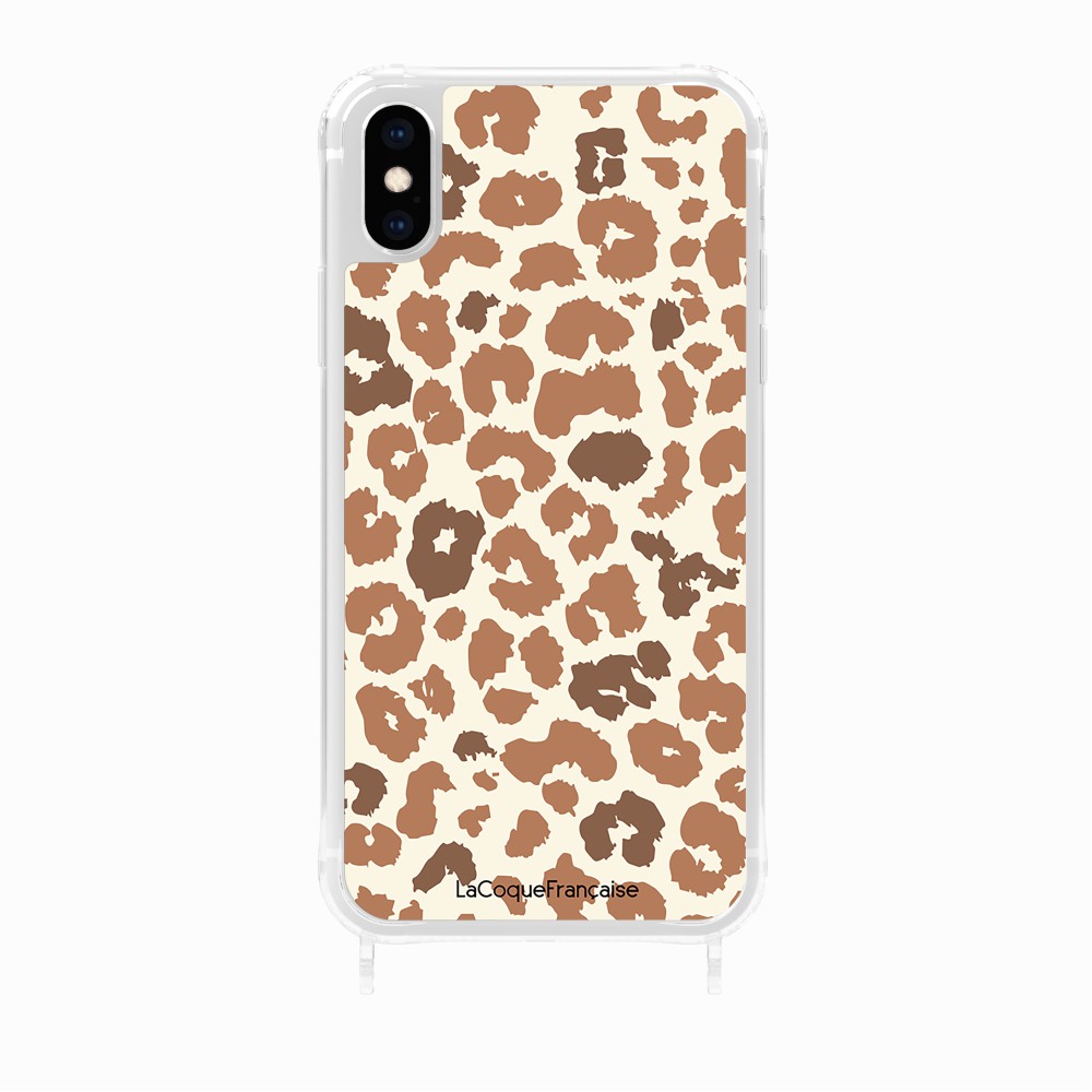 Leopard Print Ring Case Brown