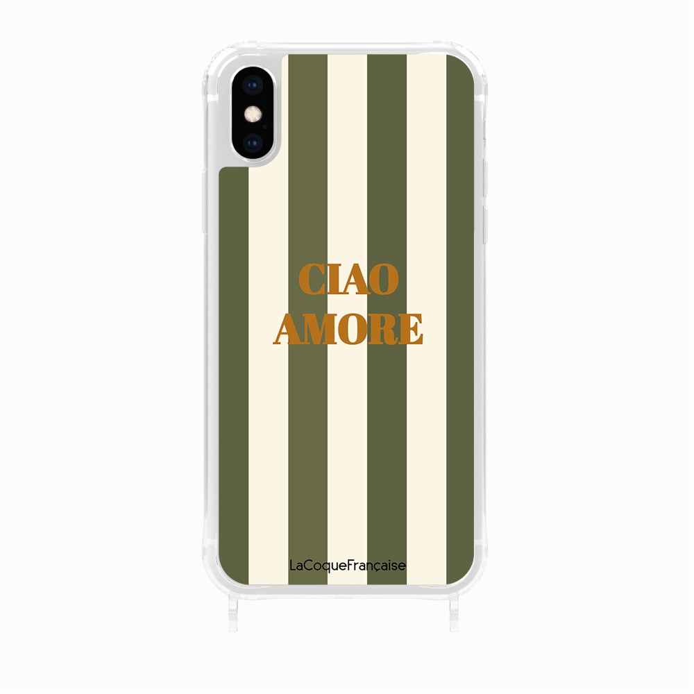 Printed Ciao Amore Khaki Rings Case