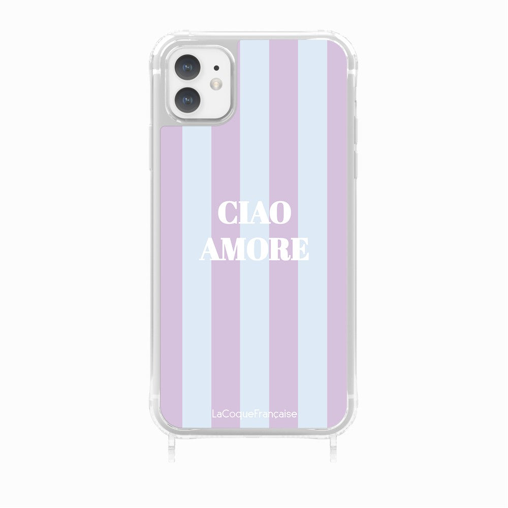 Printed Rings Case Ciao Amore Violet