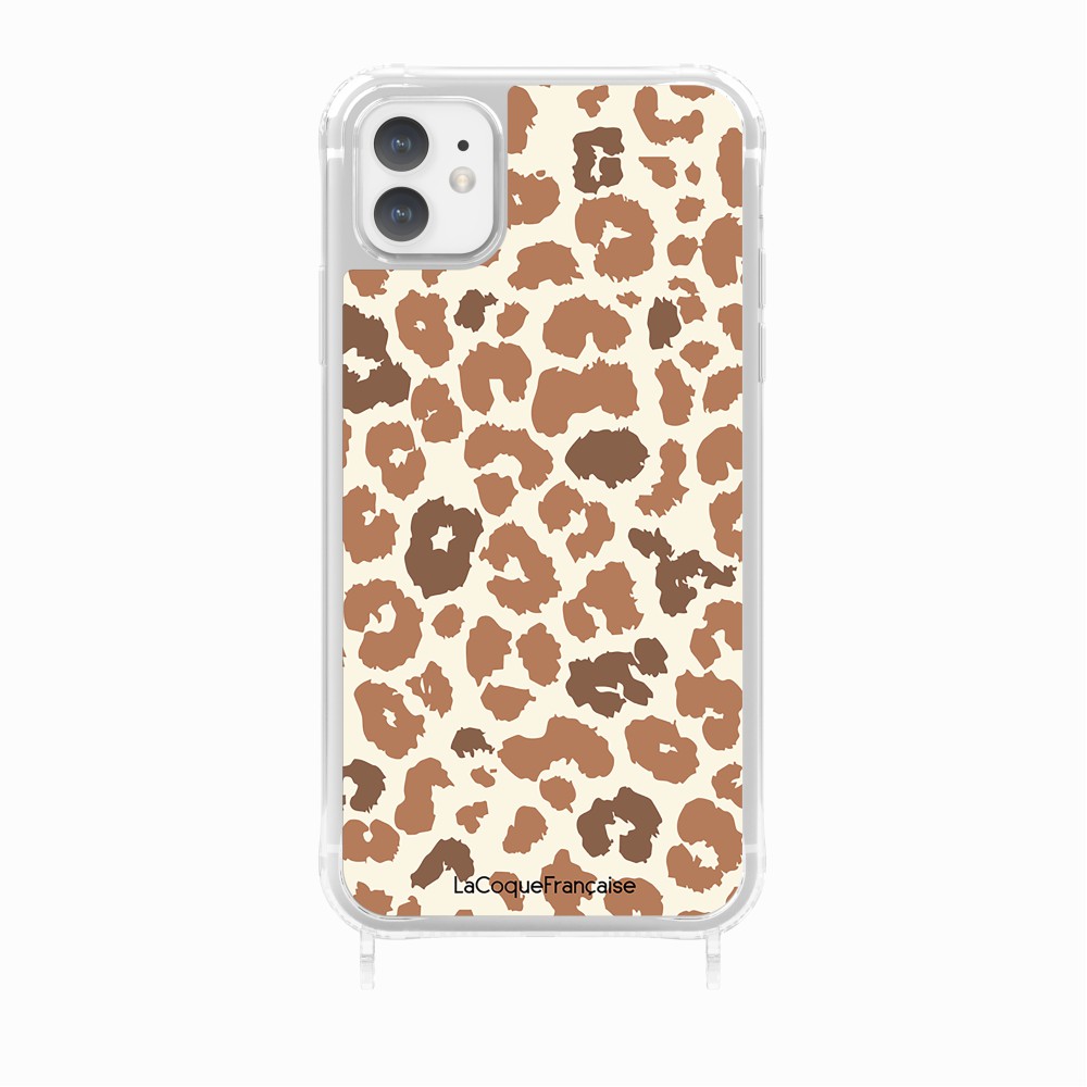 Leopard Print Ring Case Brown