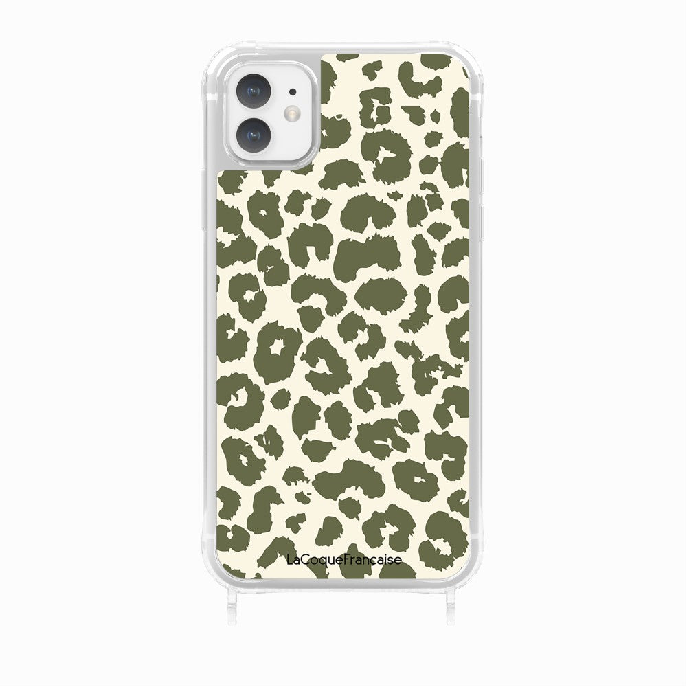 Leopard Print Ring Case Khaki
