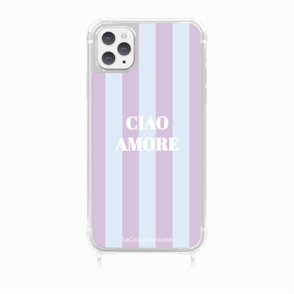 Printed Rings Case Ciao Amore Violet