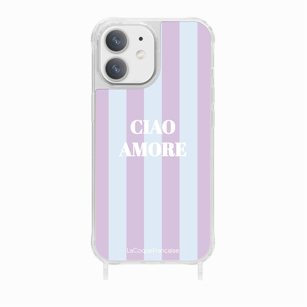 Printed Rings Case Ciao Amore Violet
