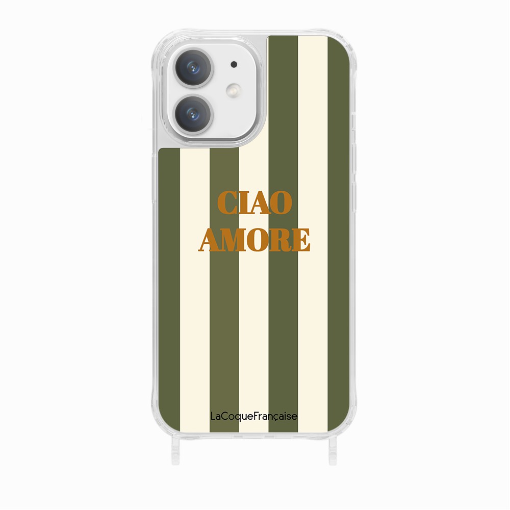 Printed Ciao Amore Khaki Rings Case