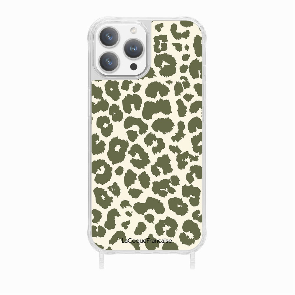 Leopard Print Ring Case Khaki