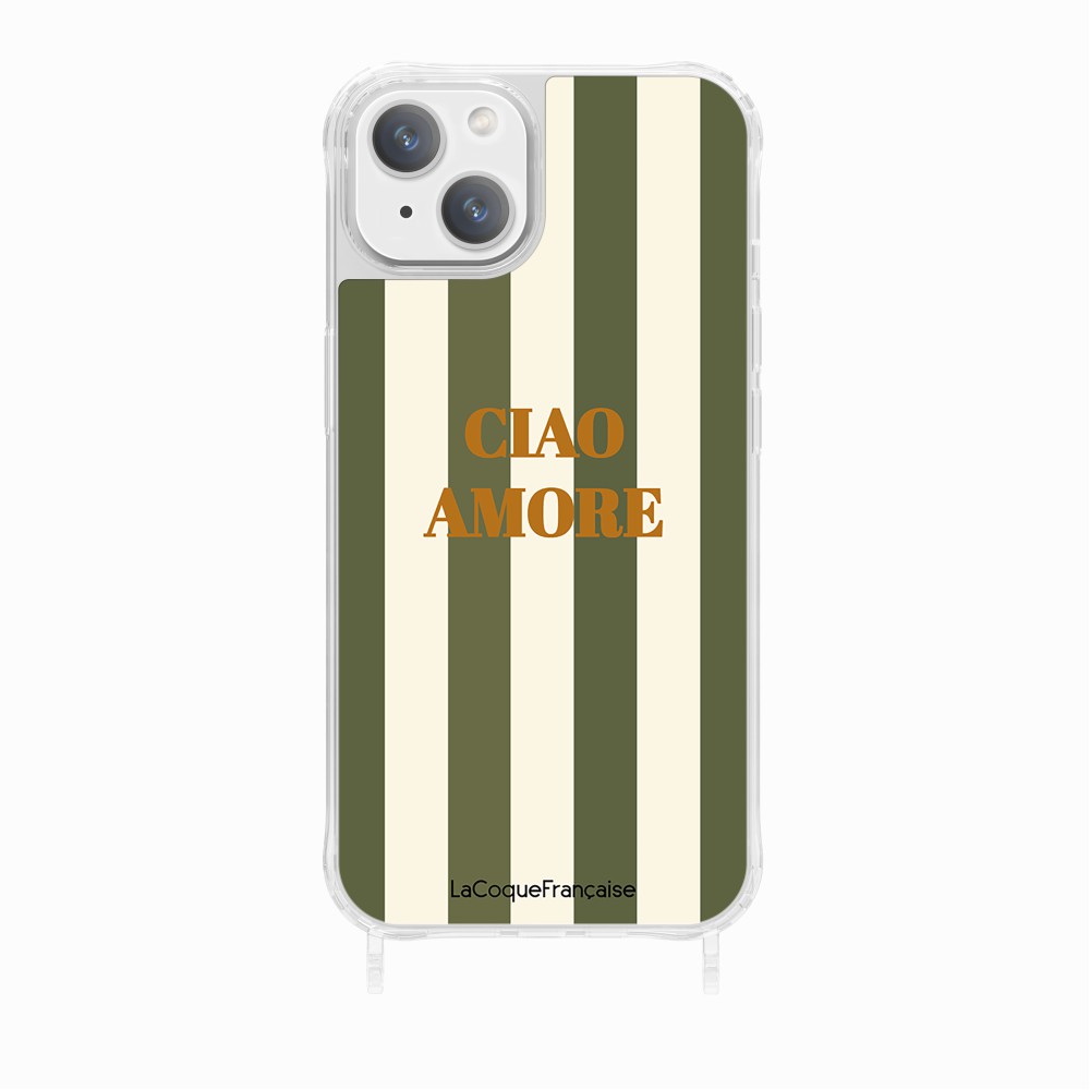 Printed Ciao Amore Khaki Rings Case