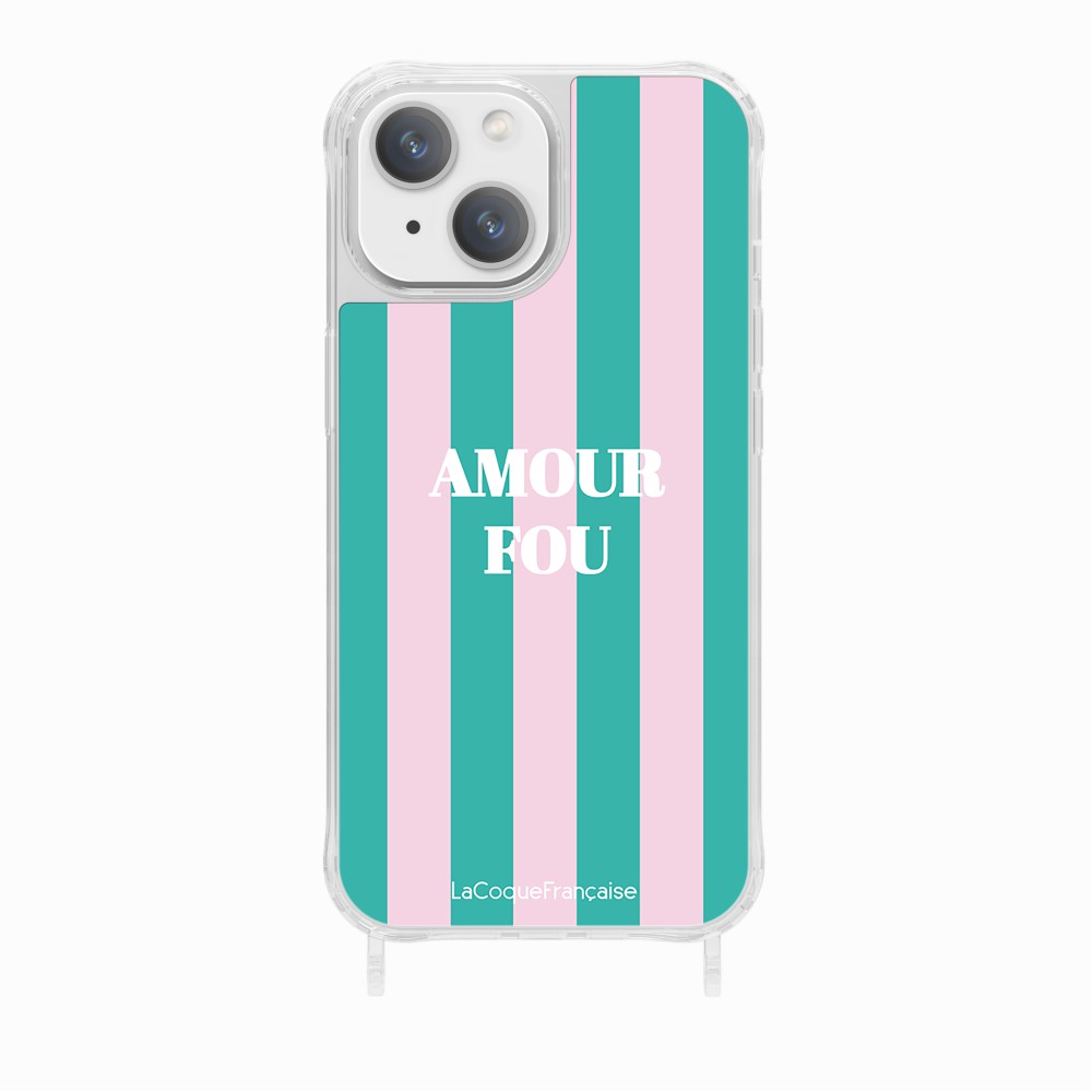 Crazy Love Printed Rings Case in Pink