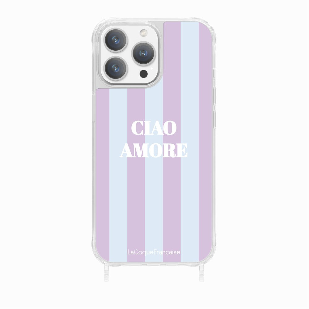 Printed Rings Case Ciao Amore Violet