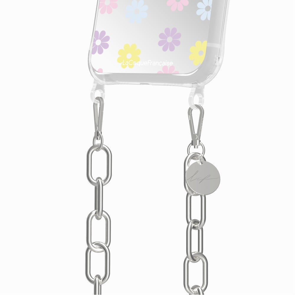 Coque Anneaux Miroir Imprimee Marguerite Pastel