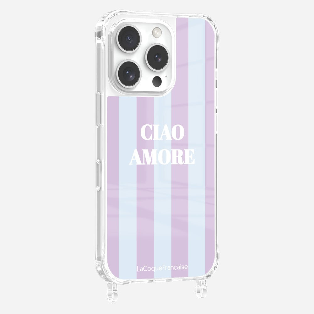 Coque Anneaux Imprimee Ciao Amore Violet - 3