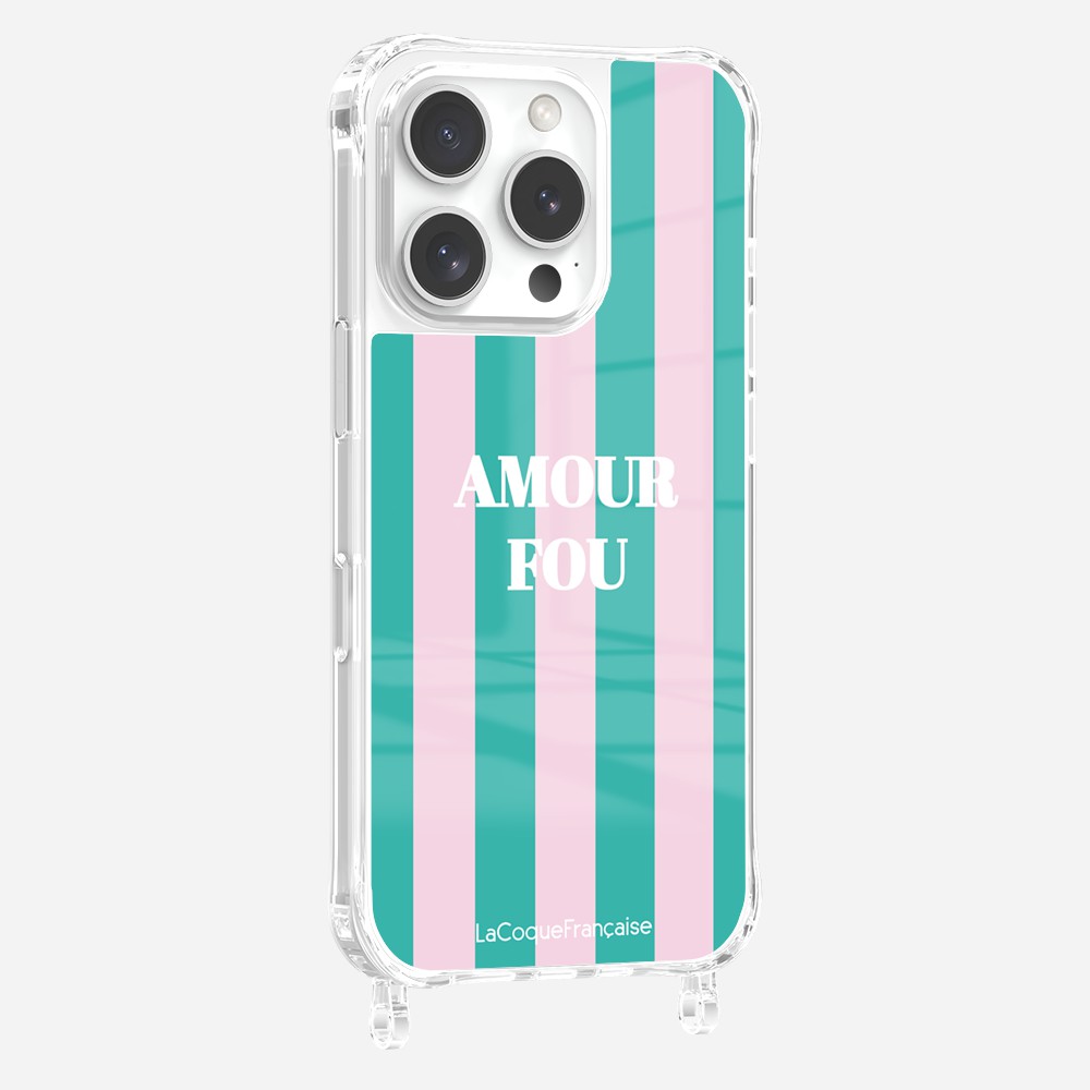 Crazy Love Printed Rings Case in Pink
