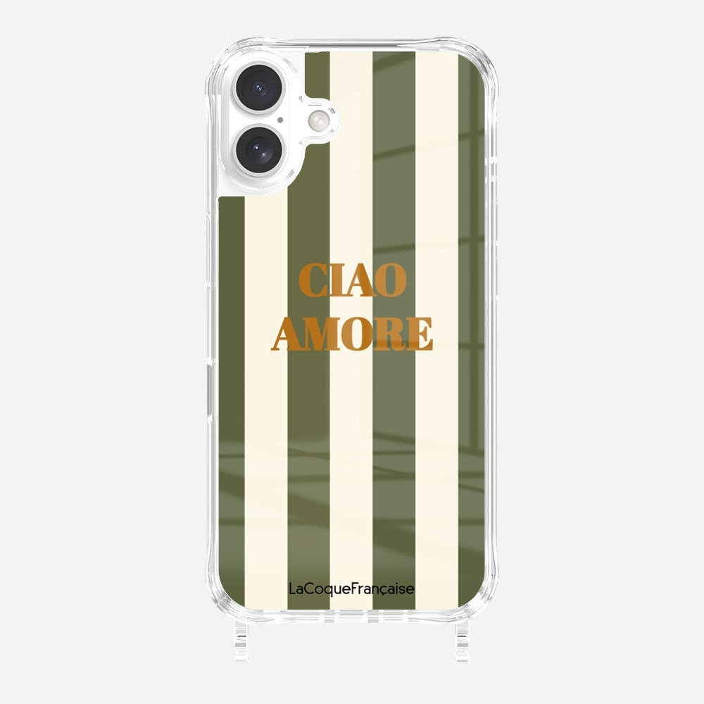 Coque Anneaux Imprimee Ciao Amore Kaki - 36