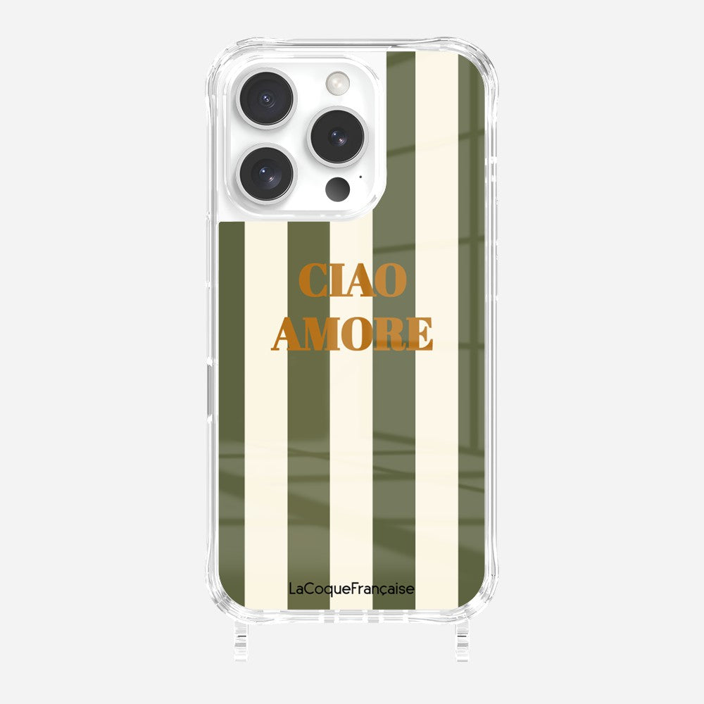 Coque Anneaux Imprimee Ciao Amore Kaki - 33