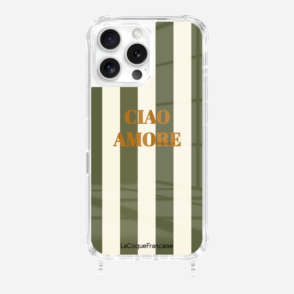 Coque Anneaux Imprimee Ciao Amore Kaki - 34