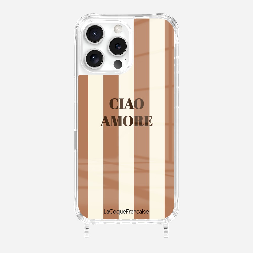 Coque Anneaux Imprimee Ciao Amore Beige - 34