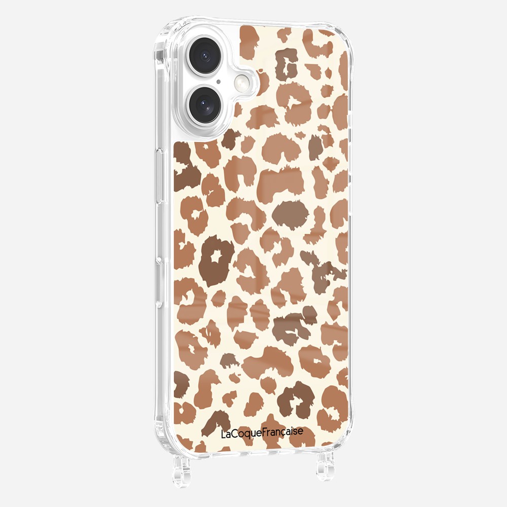 Leopard Print Ring Case Brown