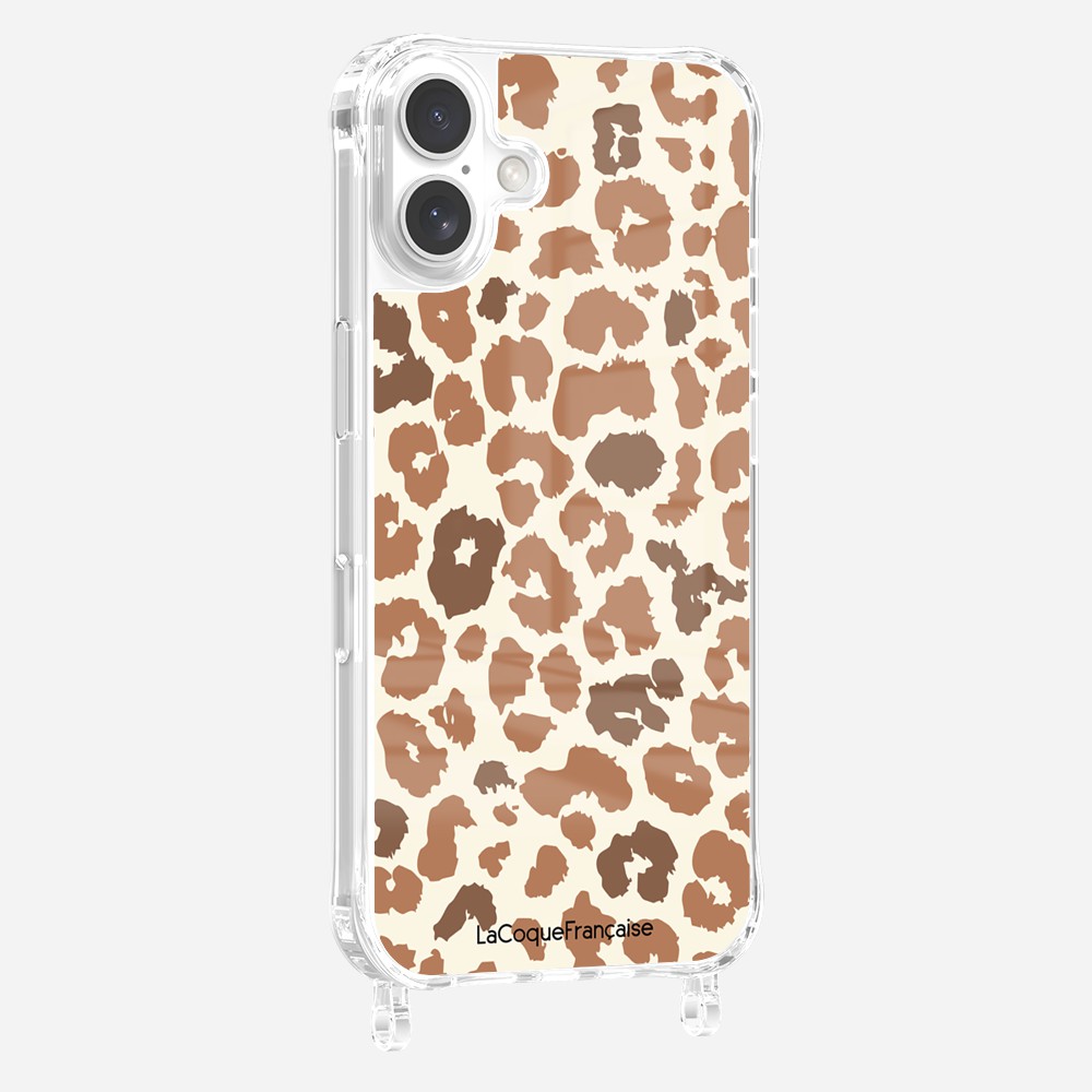 Brown Leopard Print Ring Case