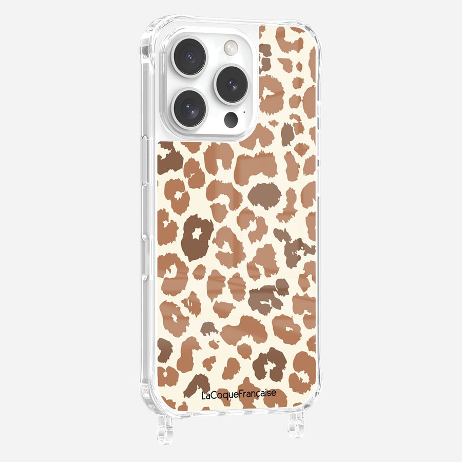 Coque Anneaux Imprimee Leopard Marron - 4