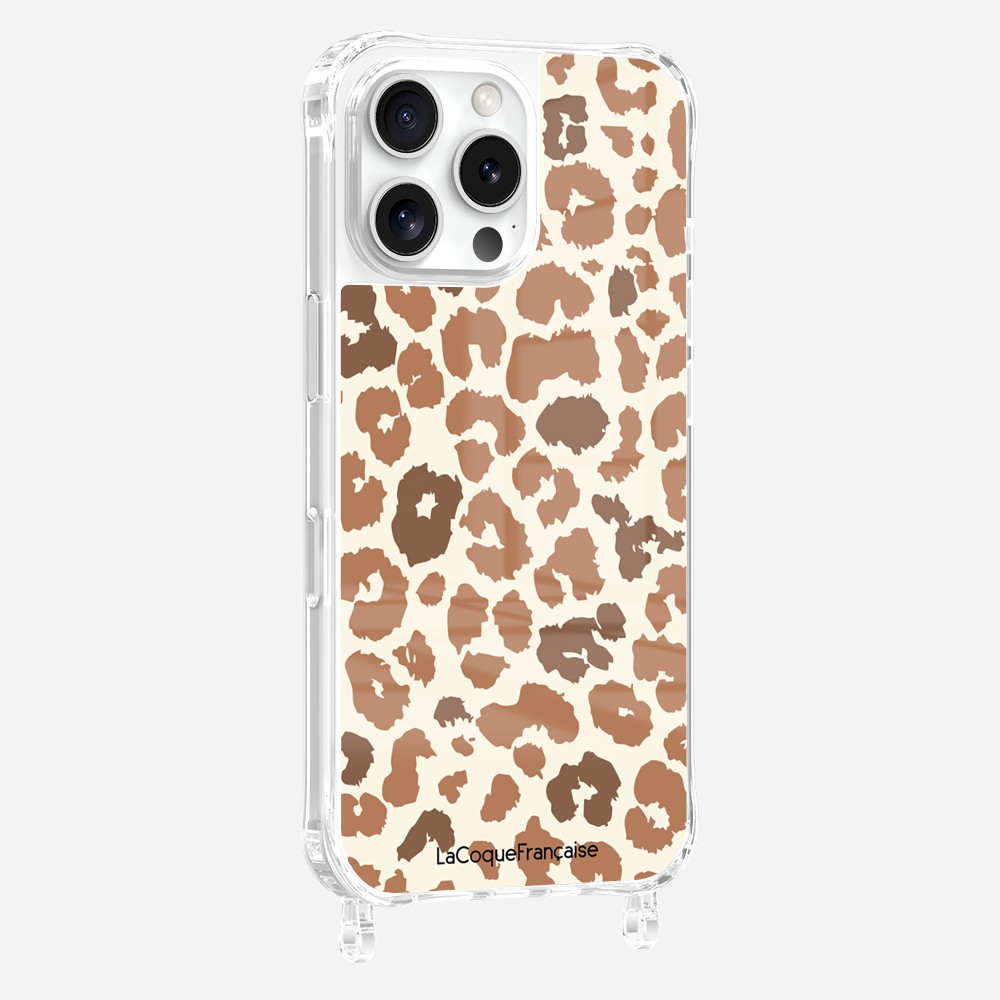 Leopard Print Ring Case Brown