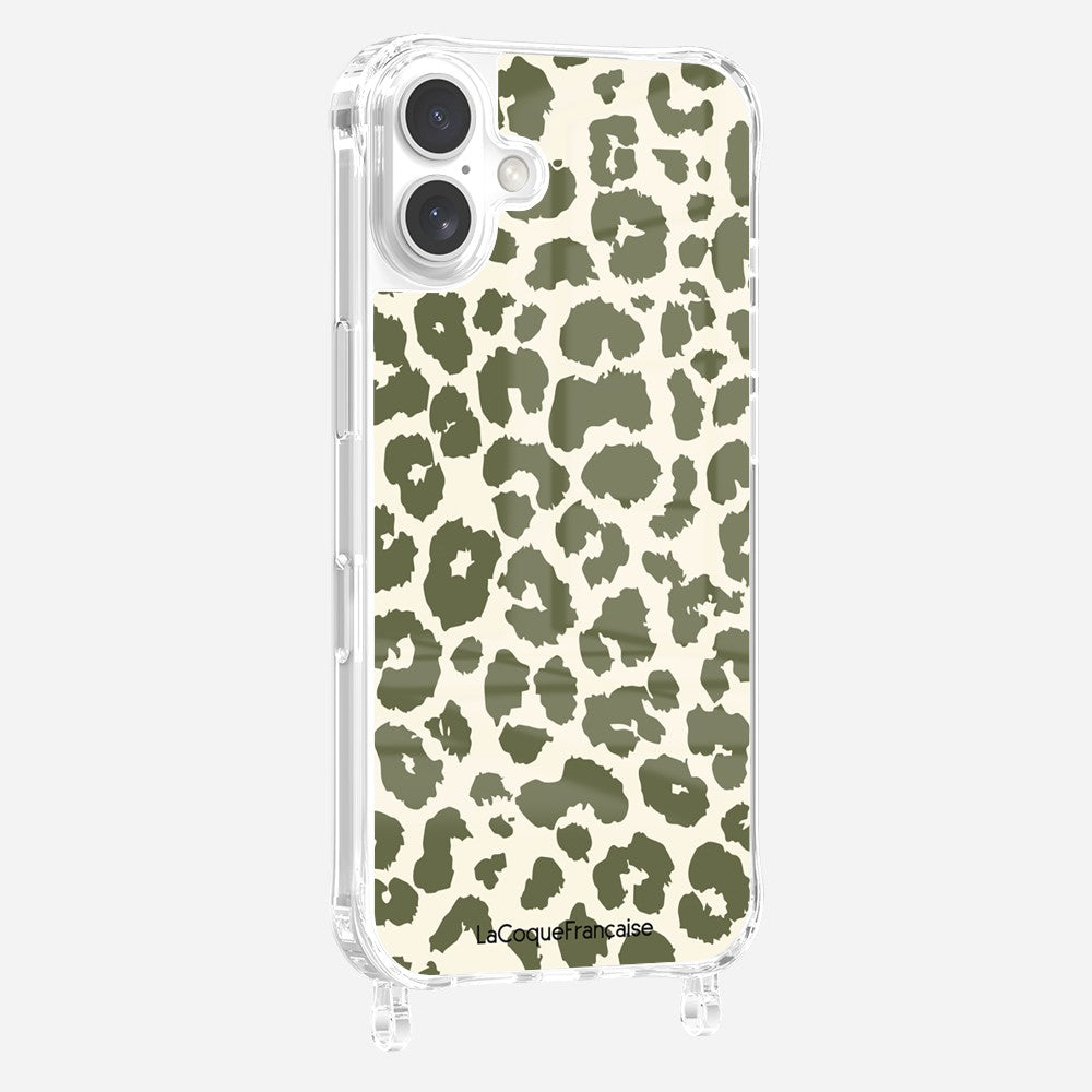 Leopard Print Ring Case Khaki