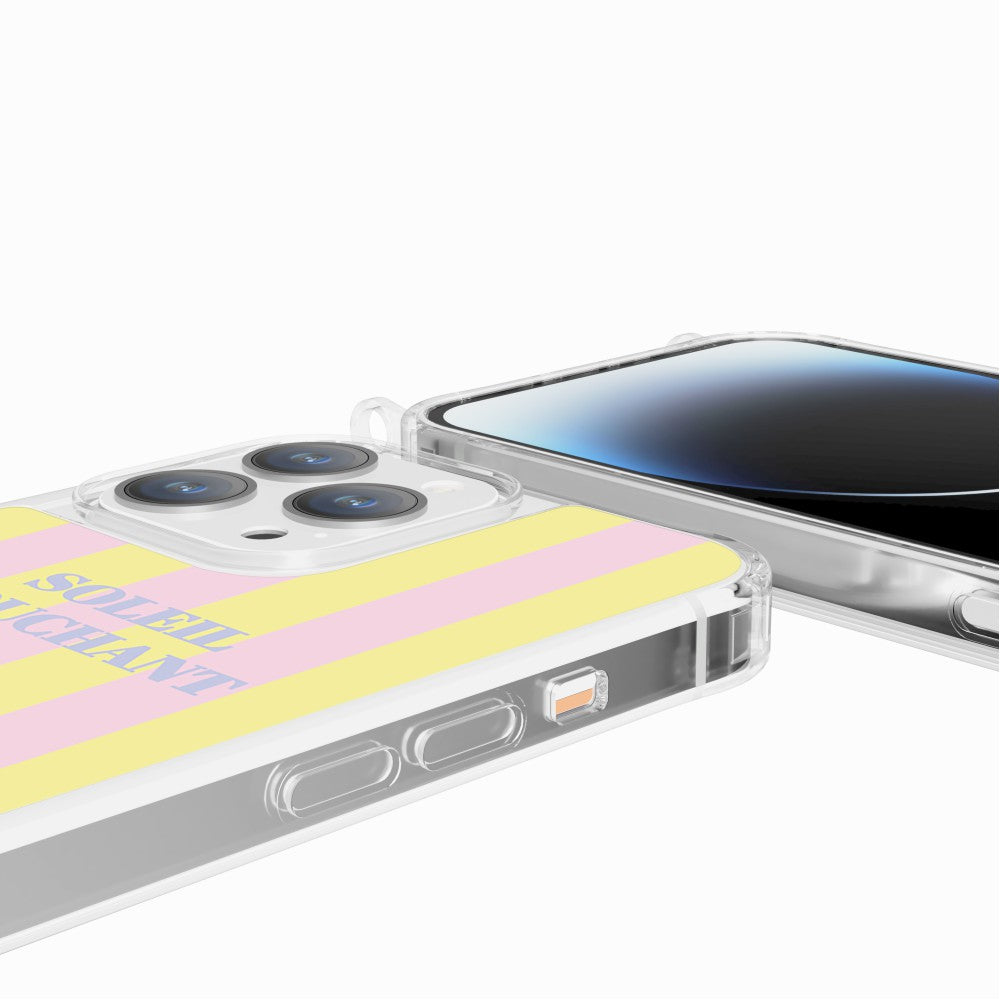 Coque Anneaux Imprimee Soleil Couchant - 50