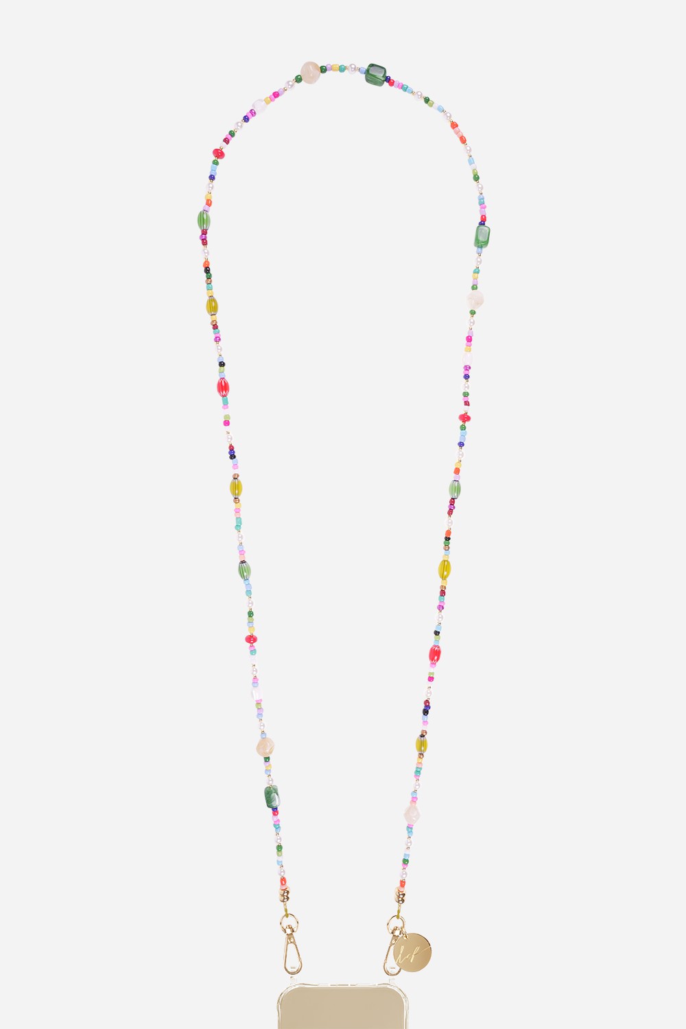 Chaine Longue Aliona Multicolore 120 cm