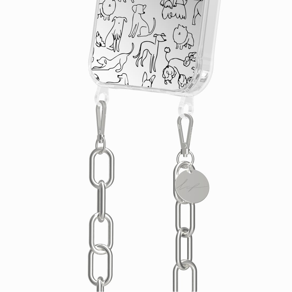 Coque Anneaux Miroir Imprimee Meute De Chiens