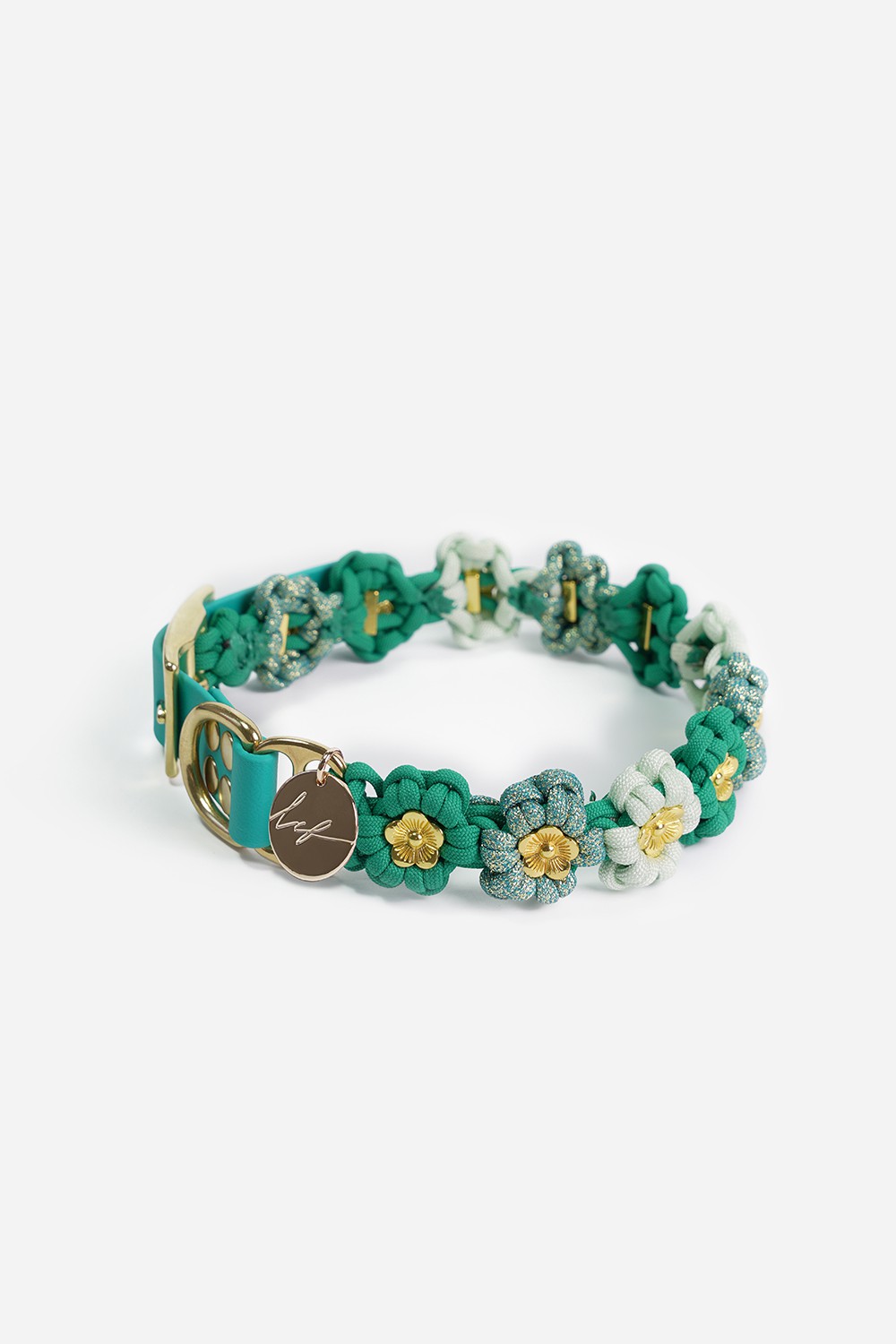 Laika green dog collar - L