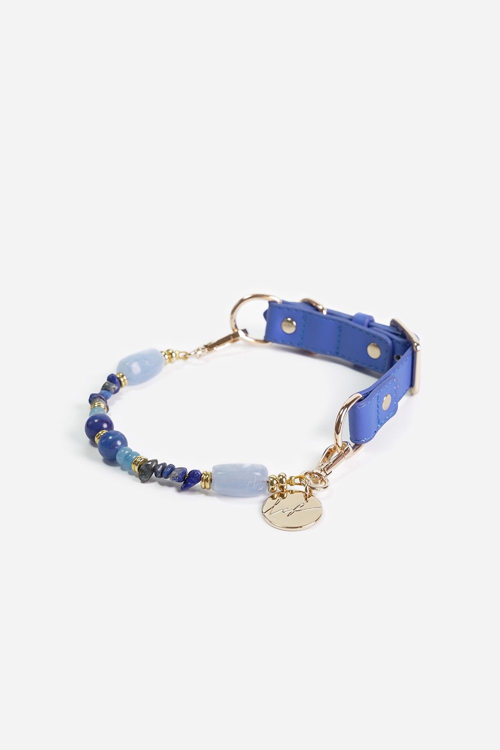 Nalah blue dog collar - N1