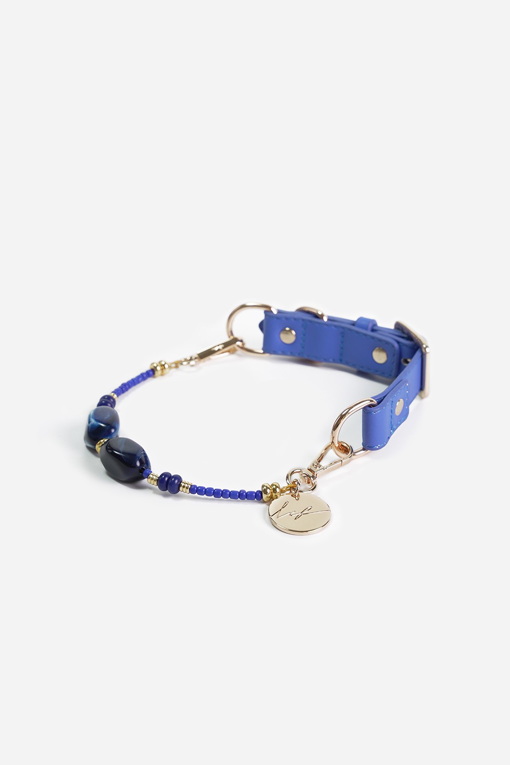 Nalah blue dog collar - N2