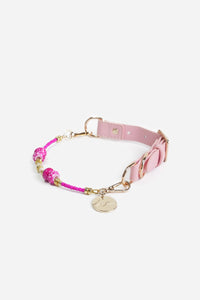 Collier chien Nalah rose - N1