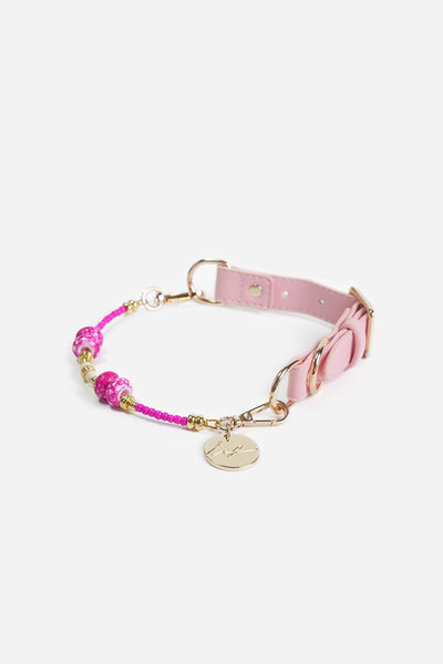 Nalah pink dog collar - N1
