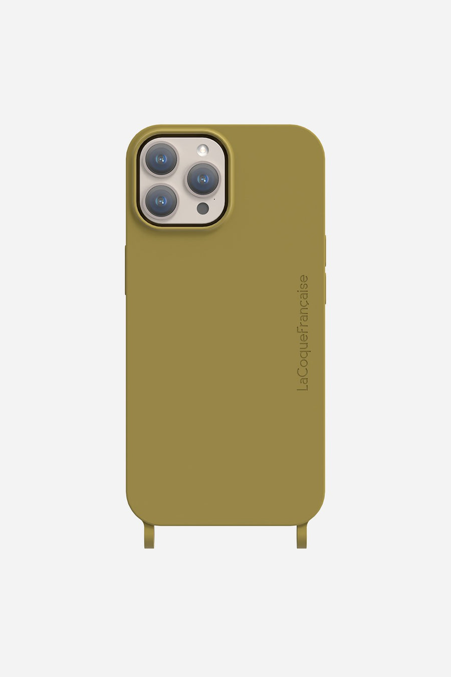 Coque Anneaux Soft Touch Vert Olive - 4