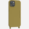 Coque Anneaux Soft Touch Vert Olive