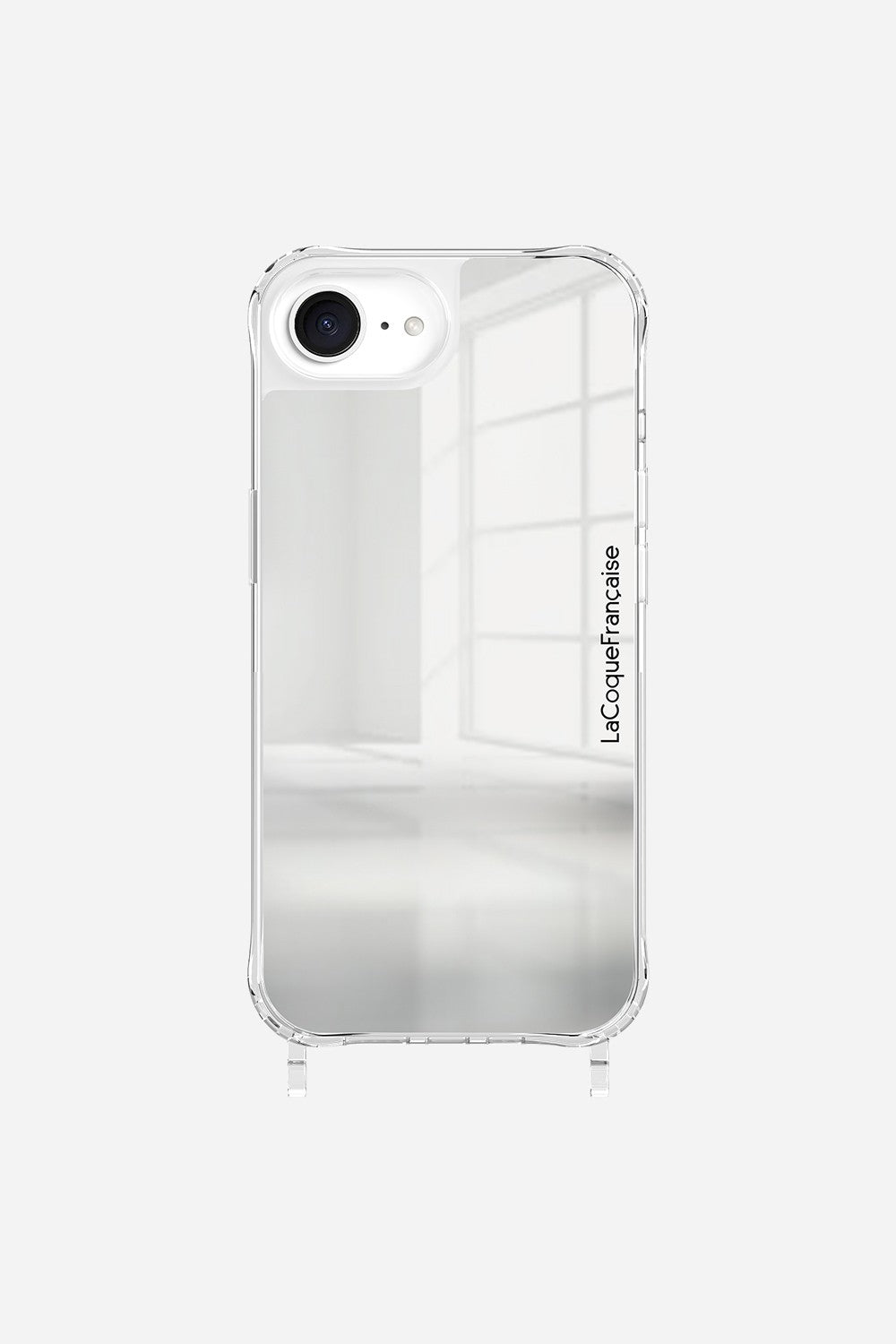 Coque Anneaux Miroir Argent
