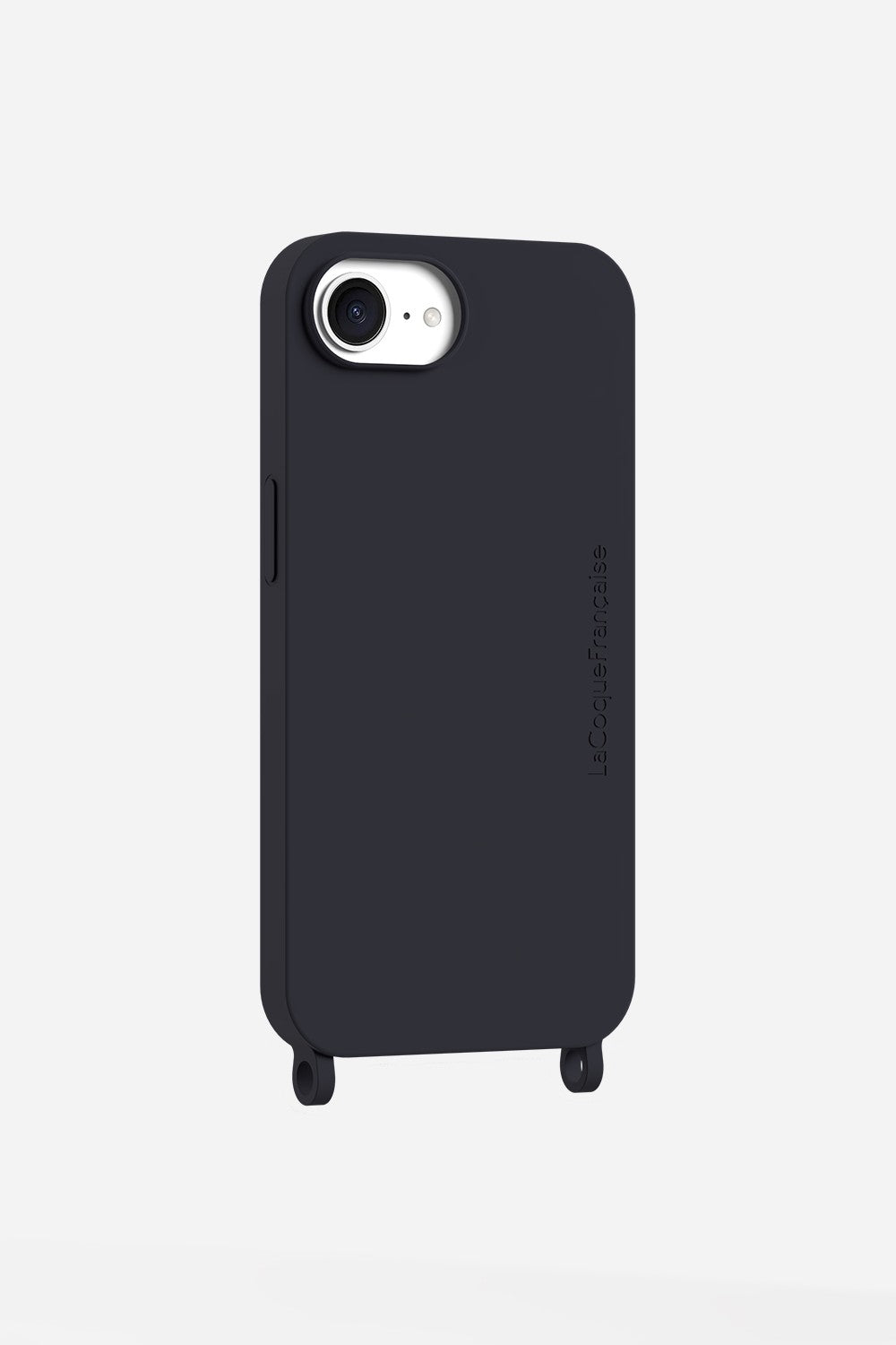 Coque Anneaux Soft Touch Noir