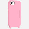 Coque Anneaux Soft Touch Rose