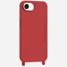 Coque Anneaux Soft Touch Rouge