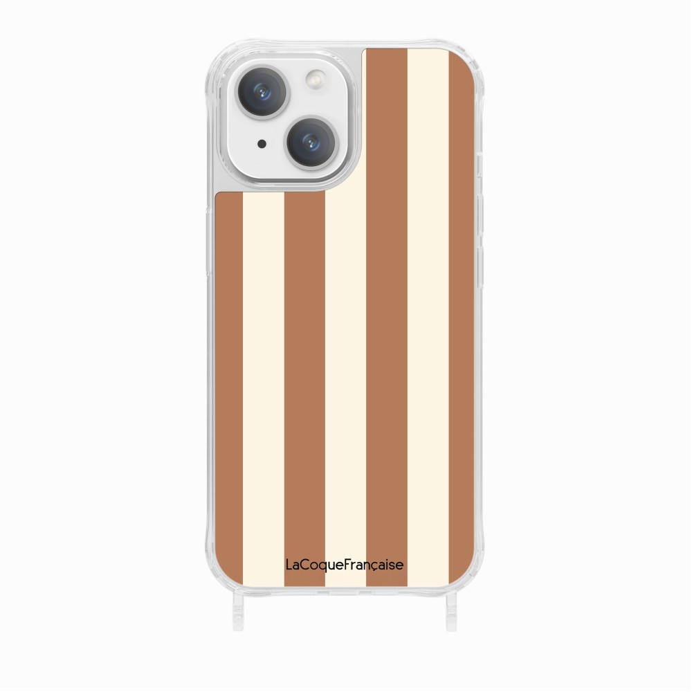 Coque Anneaux Imprimee Cappuccino